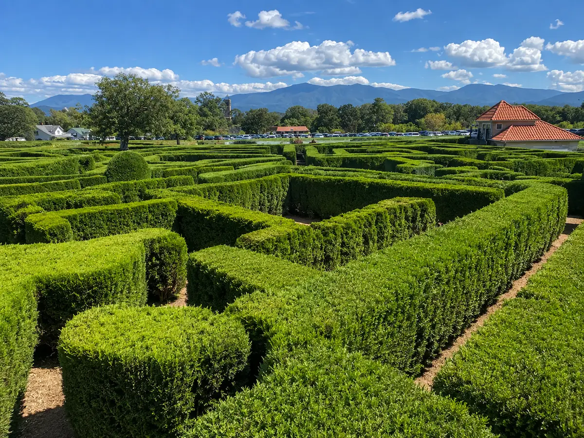 Garden Maze at Luray Caverns in Luray, Virginia