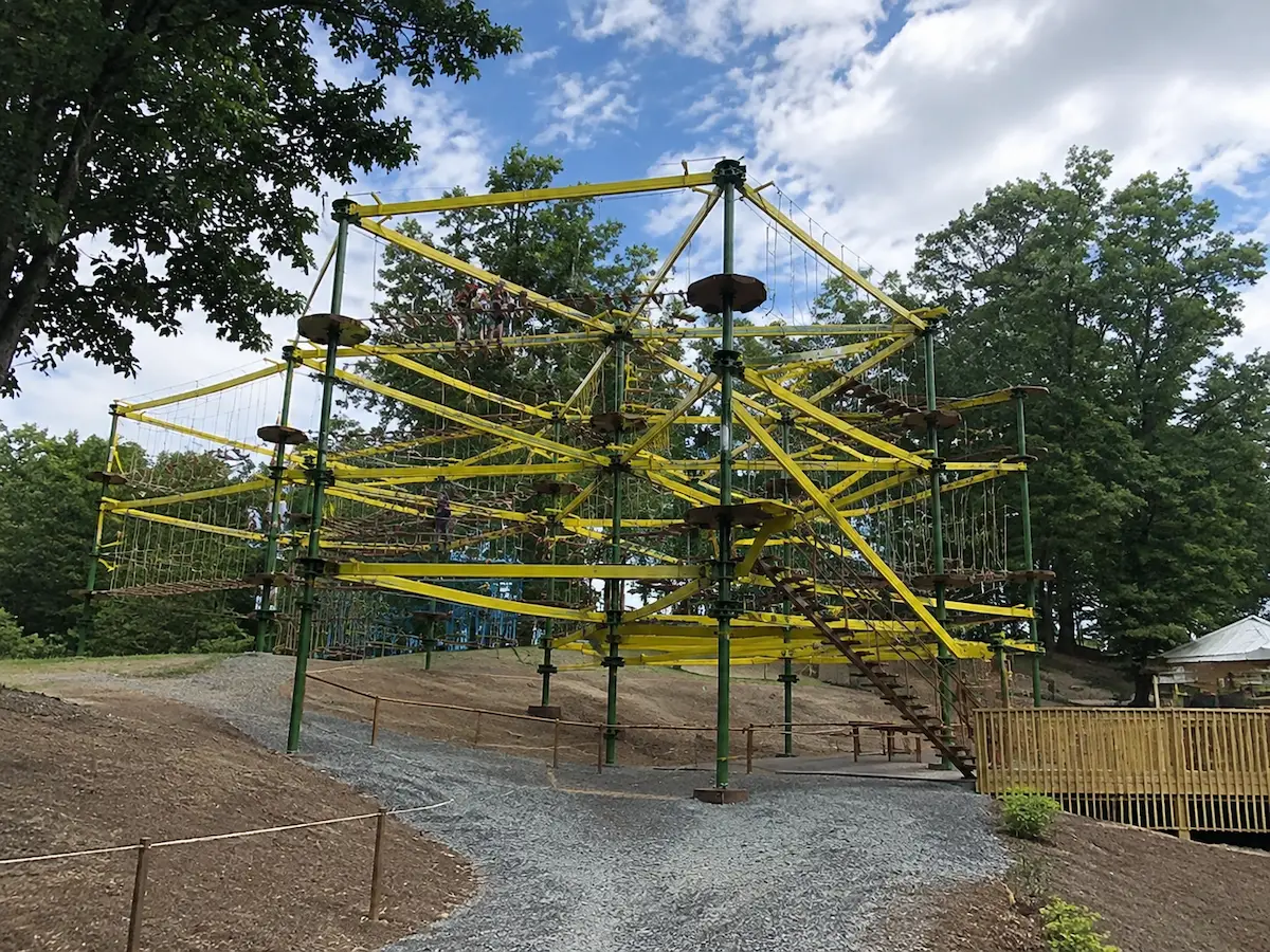 Rope Adventure Park at Luray Caverns in Luray, Virginia
