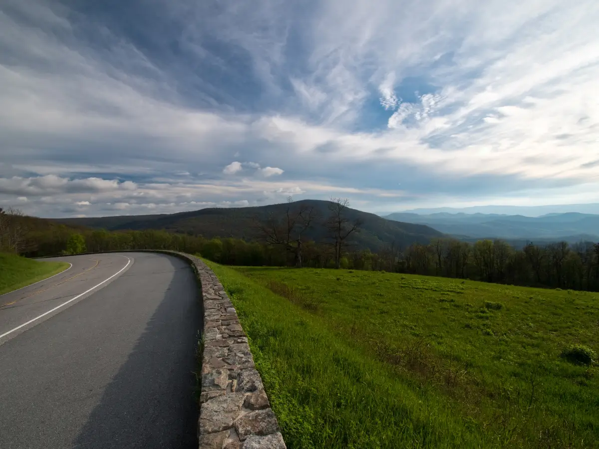 Skyline Drive in Shenandoah National Park